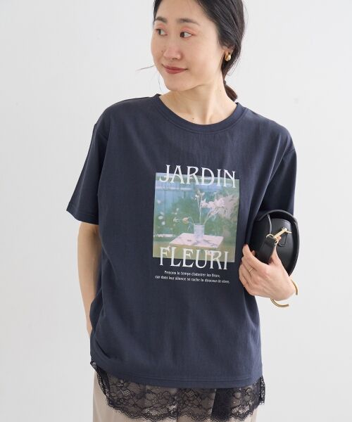 le.coeur blanc / ルクールブラン Tシャツ | JARDIN FLEURIフォトTEE | 詳細26