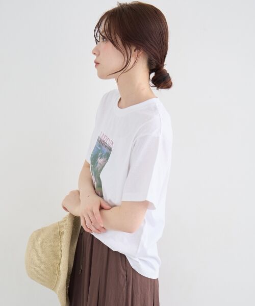 le.coeur blanc / ルクールブラン Tシャツ | JARDIN FLEURIフォトTEE | 詳細6