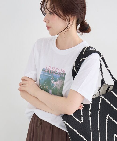 le.coeur blanc / ルクールブラン Tシャツ | JARDIN FLEURIフォトTEE | 詳細7