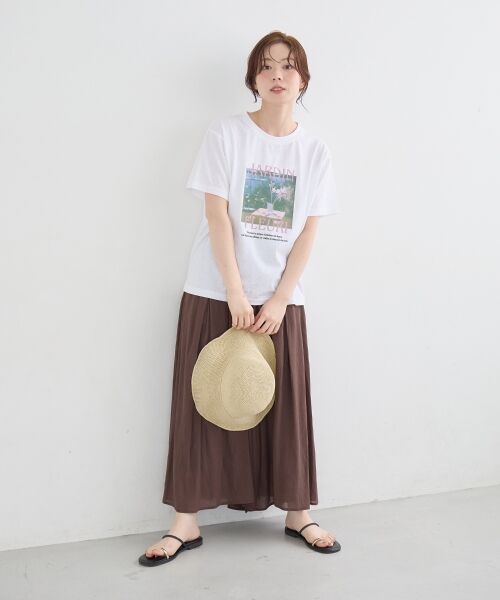 le.coeur blanc / ルクールブラン Tシャツ | JARDIN FLEURIフォトTEE | 詳細8