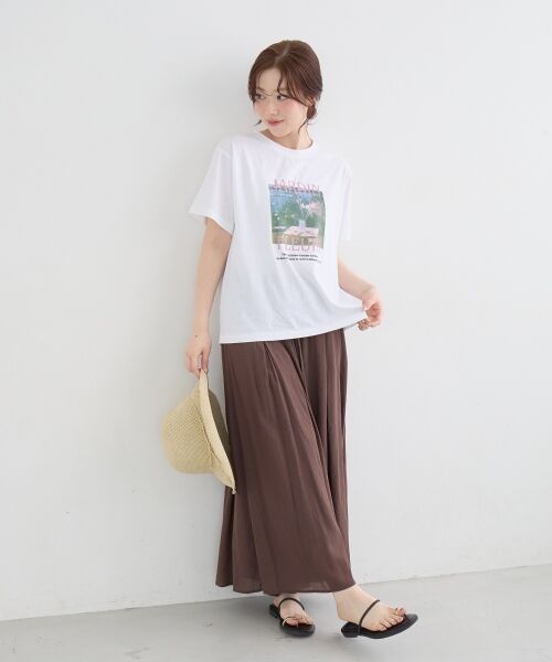 le.coeur blanc / ルクールブラン Tシャツ | JARDIN FLEURIフォトTEE | 詳細9
