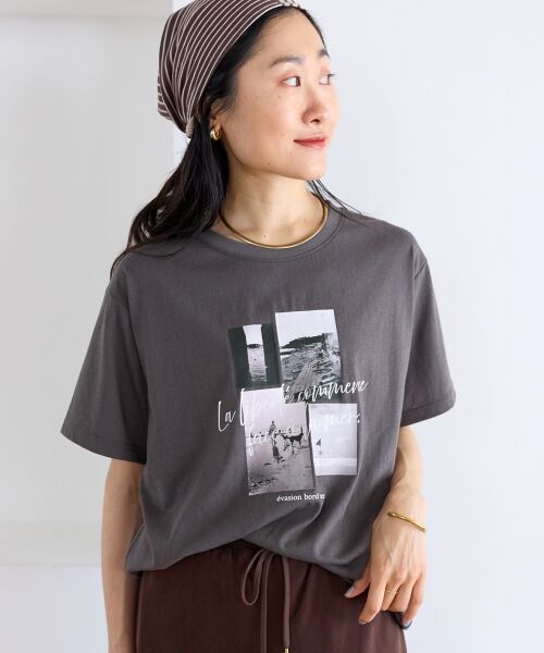 le.coeur blanc / ルクールブラン Tシャツ | コラージュフォトTEE | 詳細14