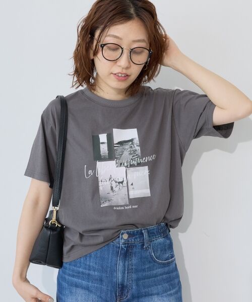 le.coeur blanc / ルクールブラン Tシャツ | コラージュフォトTEE | 詳細19