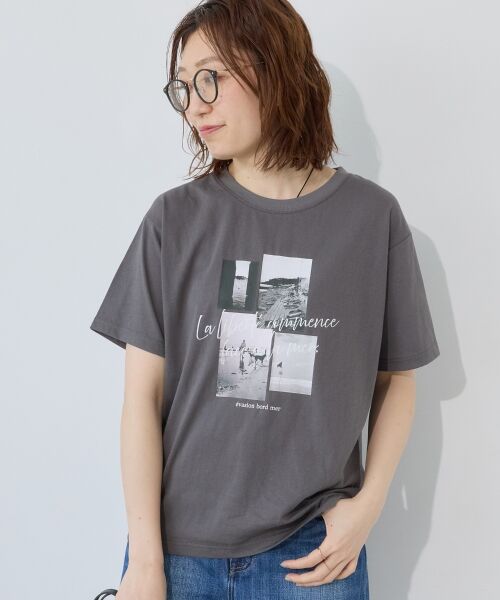 le.coeur blanc / ルクールブラン Tシャツ | コラージュフォトTEE | 詳細20