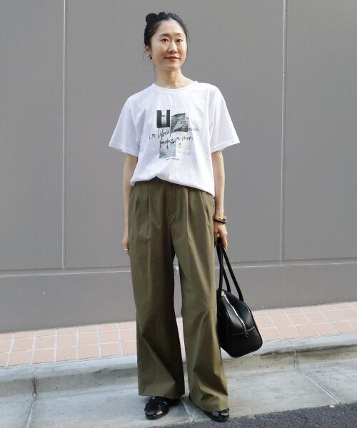 le.coeur blanc / ルクールブラン Tシャツ | コラージュフォトTEE | 詳細5