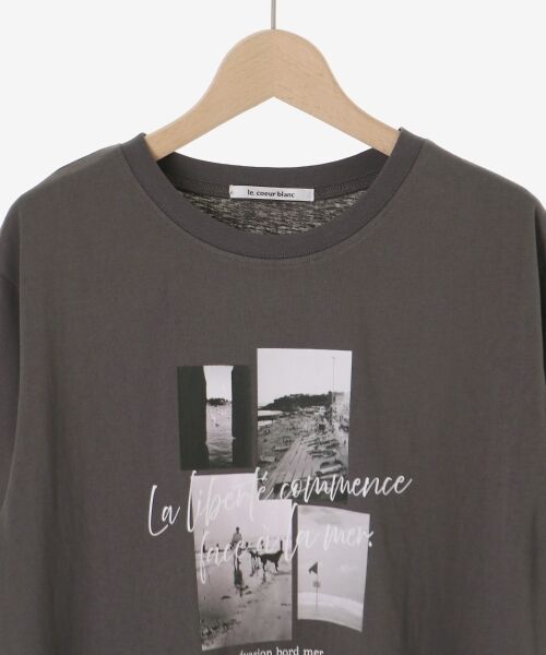 le.coeur blanc / ルクールブラン Tシャツ | コラージュフォトTEE | 詳細9