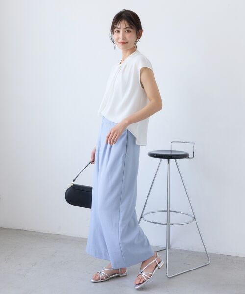 le.coeur blanc / ルクールブラン シャツ・ブラウス | [接触冷感/防汚]【日本製】タイ風ブラウス | 詳細10