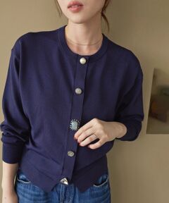 le.coeur blanc / ルクールブラン カーディガン・ボレロ | TORRAZZO DONNA 別注ビジューカーデ