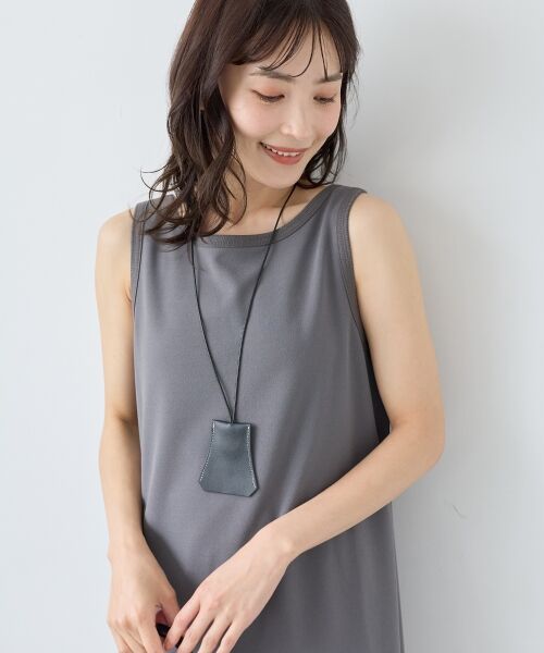 le.coeur blanc / ルクールブラン ロング・マキシ丈ワンピース | 《WEB限定アイテム》ノーマイルカットジャージータンクワンピース | 詳細23