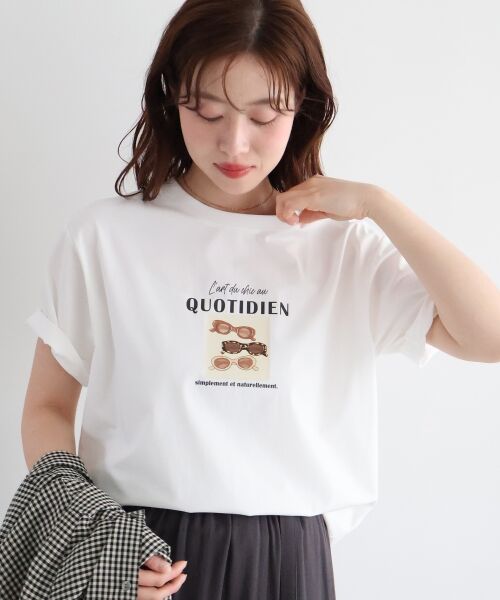 le.coeur blanc / ルクールブラン Tシャツ | QUOTIDIEN TEE | 詳細2