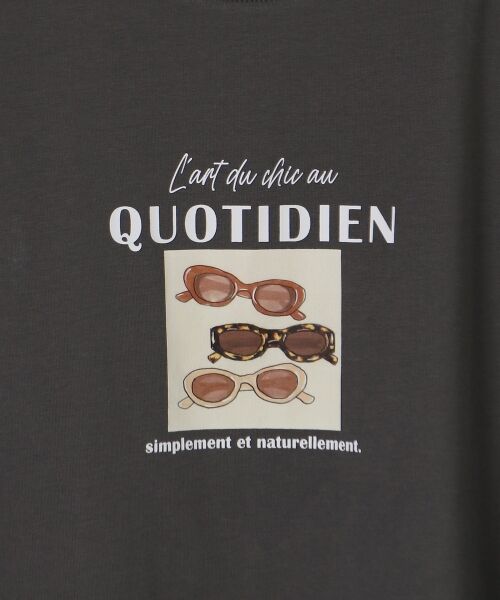 le.coeur blanc / ルクールブラン Tシャツ | QUOTIDIEN TEE | 詳細25