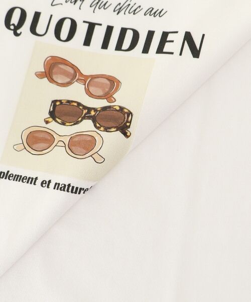 le.coeur blanc / ルクールブラン Tシャツ | QUOTIDIEN TEE | 詳細29