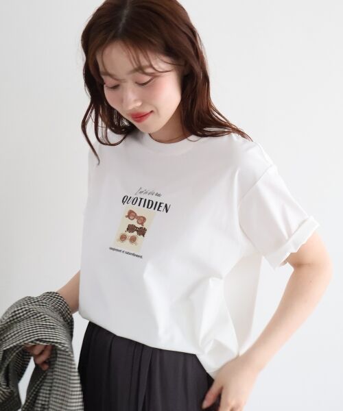 le.coeur blanc / ルクールブラン Tシャツ | QUOTIDIEN TEE | 詳細3