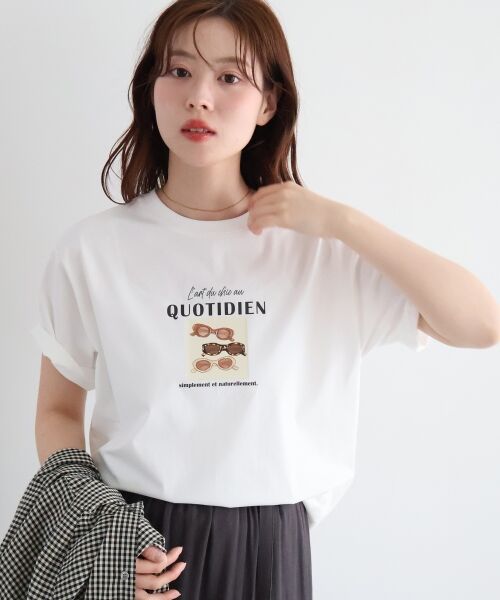 le.coeur blanc / ルクールブラン Tシャツ | QUOTIDIEN TEE | 詳細4