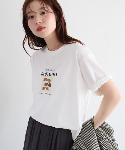 le.coeur blanc / ルクールブラン Tシャツ | QUOTIDIEN TEE | 詳細6