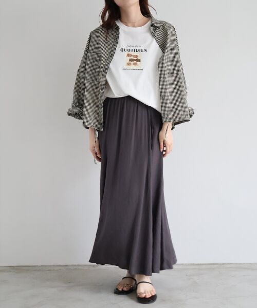 le.coeur blanc / ルクールブラン Tシャツ | QUOTIDIEN TEE | 詳細7