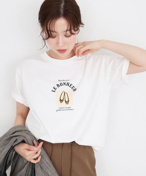 le.coeur blanc / ルクールブラン Tシャツ | LE BONHEUR TEE | 詳細11