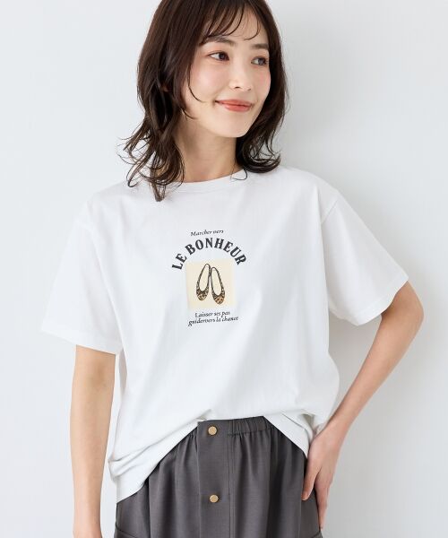 le.coeur blanc / ルクールブラン Tシャツ | LE BONHEUR TEE | 詳細2
