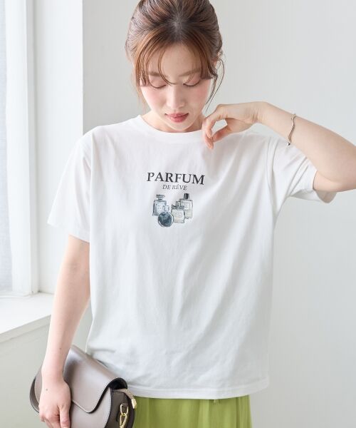 le.coeur blanc / ルクールブラン Tシャツ | PARFUM TEE | 詳細6