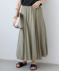 le.coeur blanc / ルクールブラン ロング・マキシ丈スカート | ヴィンテージライクパネルスカート