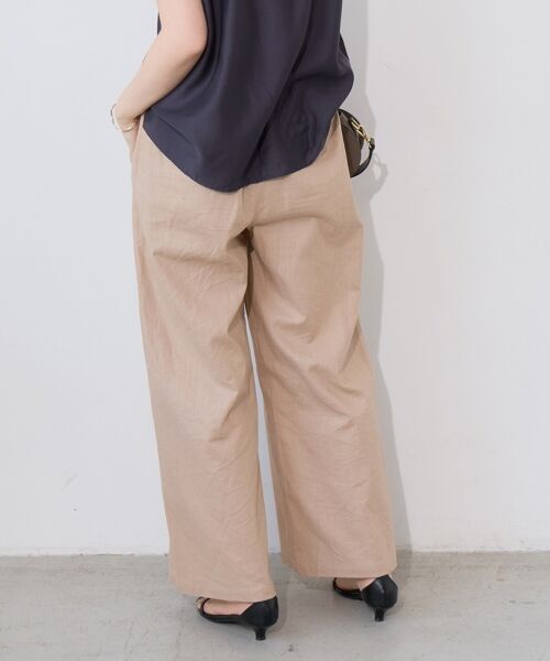 le.coeur blanc / ルクールブラン その他パンツ | 麻ワイドクロップドパンツ | 詳細24