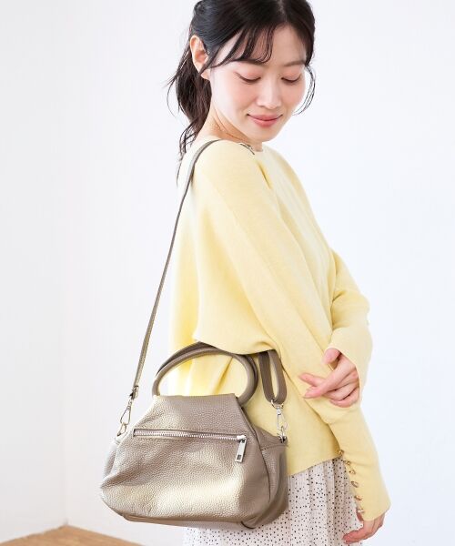 le.coeur blanc / ルクールブラン ショルダーバッグ | MILLELA FIRENZE ギャザーハンドルバッグ | 詳細6