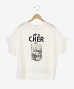 le.coeur blanc / ルクールブラン Tシャツ | ドルマンフォトTシャツ