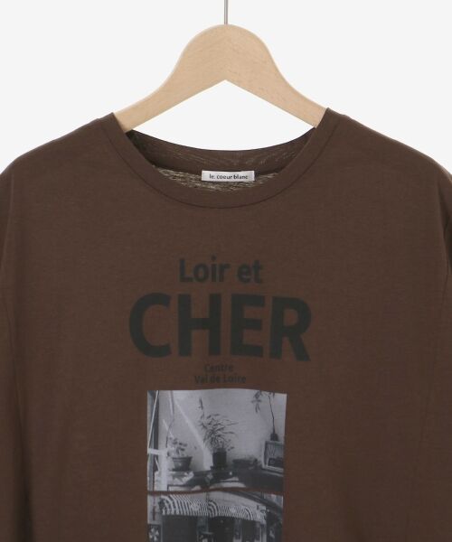 le.coeur blanc / ルクールブラン Tシャツ | ドルマンフォトTシャツ | 詳細2