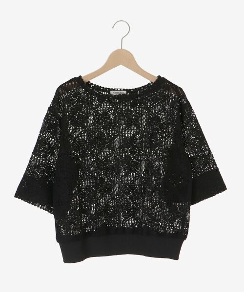le.coeur blanc / ルクールブラン カットソー | 《WEB限定》トーション風レースデザイントップス | 詳細13