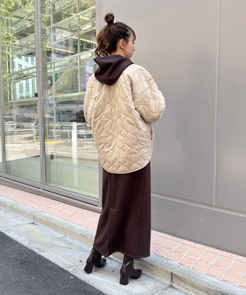 le.coeur blanc / ルクールブラン ロング・マキシ丈ワンピース | 《WEB限定》ダンボールニットセットアップ | 詳細28