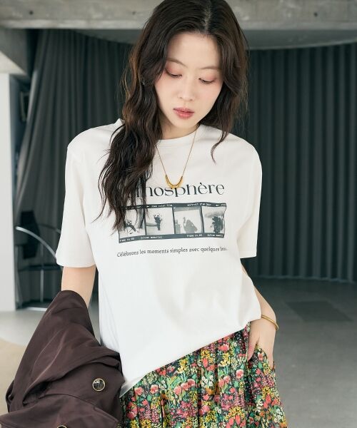 le.coeur blanc / ルクールブラン Tシャツ | 【撥水・撥油・防汚】AtmosphereTシャツ | 詳細13