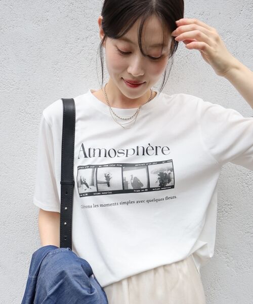 le.coeur blanc / ルクールブラン Tシャツ | 【撥水・撥油・防汚】AtmosphereTシャツ | 詳細18