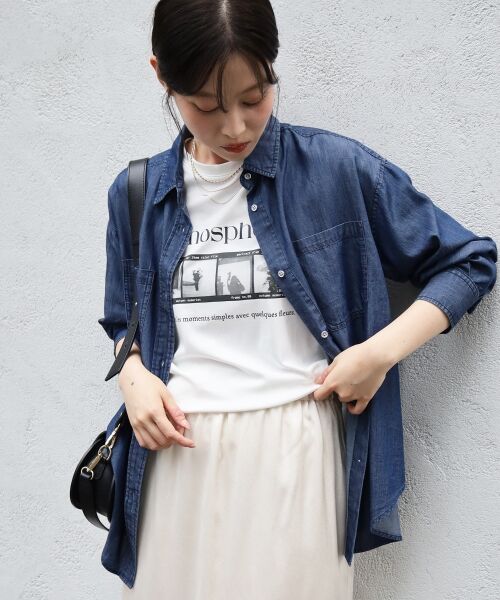 le.coeur blanc / ルクールブラン Tシャツ | 【撥水・撥油・防汚】AtmosphereTシャツ | 詳細20