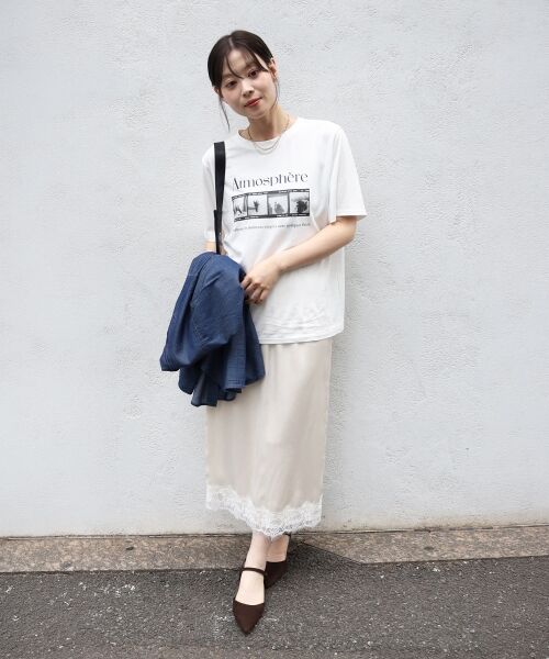 le.coeur blanc / ルクールブラン Tシャツ | 【撥水・撥油・防汚】AtmosphereTシャツ | 詳細23