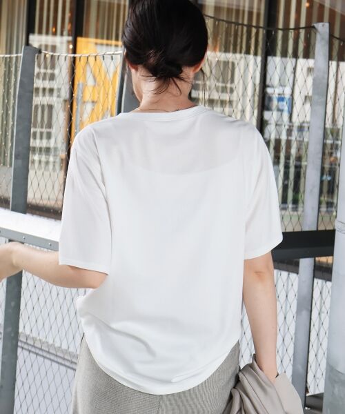 le.coeur blanc / ルクールブラン Tシャツ | 【撥水・撥油・防汚】AtmosphereTシャツ | 詳細5