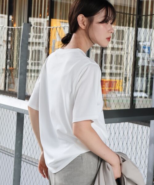 le.coeur blanc / ルクールブラン Tシャツ | 【撥水・撥油・防汚】AtmosphereTシャツ | 詳細6