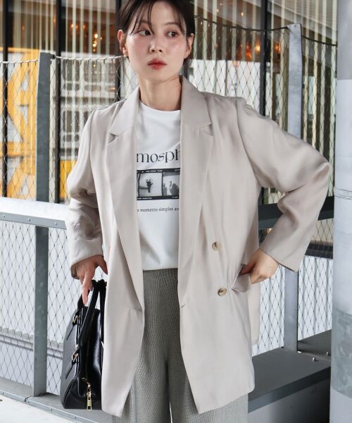 le.coeur blanc / ルクールブラン Tシャツ | 【撥水・撥油・防汚】AtmosphereTシャツ | 詳細7