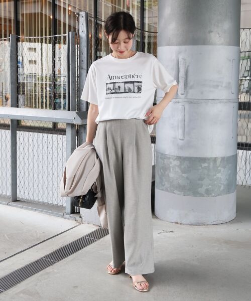 le.coeur blanc / ルクールブラン Tシャツ | 【撥水・撥油・防汚】AtmosphereTシャツ | 詳細8