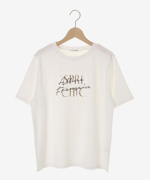 le.coeur blanc / ルクールブラン Tシャツ | 【撥水・撥油・防汚】AllureTシャツ | 詳細1