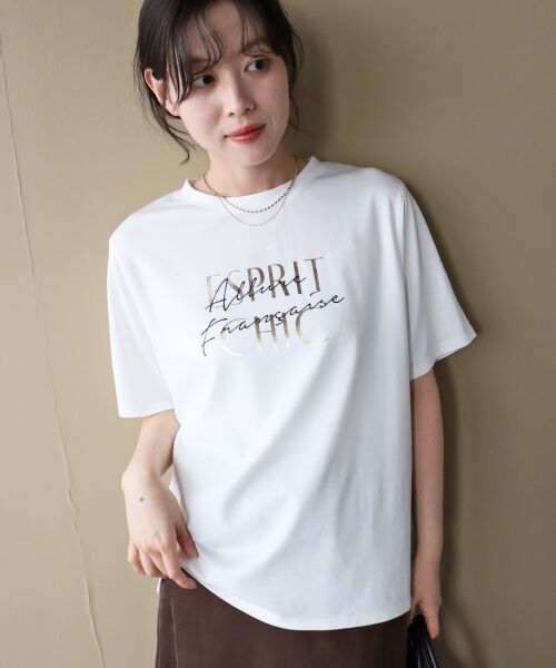 le.coeur blanc / ルクールブラン Tシャツ | 【撥水・撥油・防汚】AllureTシャツ | 詳細2