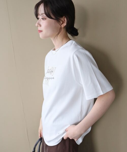 le.coeur blanc / ルクールブラン Tシャツ | 【撥水・撥油・防汚】AllureTシャツ | 詳細5