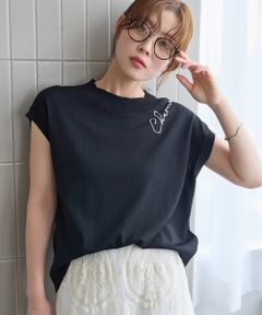 le.coeur blanc / ルクールブラン ニット・セーター | ネック刺繍フレンチプルオーバー