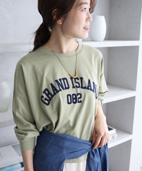 le.coeur blanc / ルクールブラン Tシャツ | 《WEB限定》カレッジロゴオーバーロングTシャツ | 詳細19