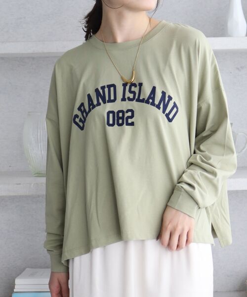 le.coeur blanc / ルクールブラン Tシャツ | 《WEB限定》カレッジロゴオーバーロングTシャツ | 詳細20