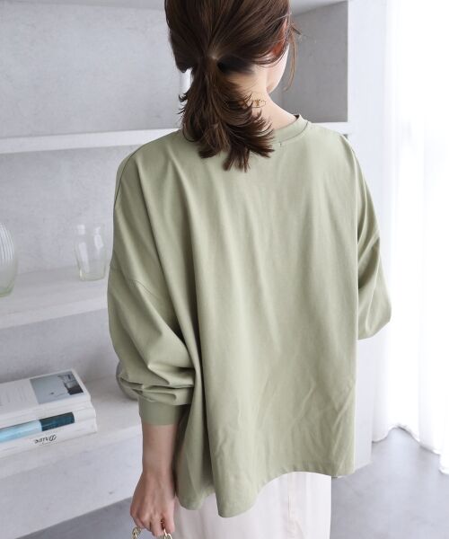 le.coeur blanc / ルクールブラン Tシャツ | 《WEB限定》カレッジロゴオーバーロングTシャツ | 詳細23