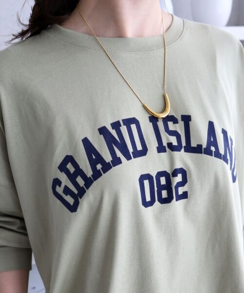 le.coeur blanc / ルクールブラン Tシャツ | 《WEB限定》カレッジロゴオーバーロングTシャツ | 詳細24
