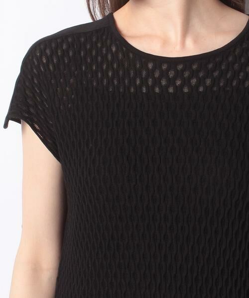 Leilian / レリアン ニット・セーター | 透かし編み半袖ニット | 詳細3