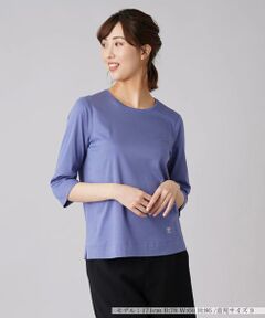 7分袖クルーネックTシャツ