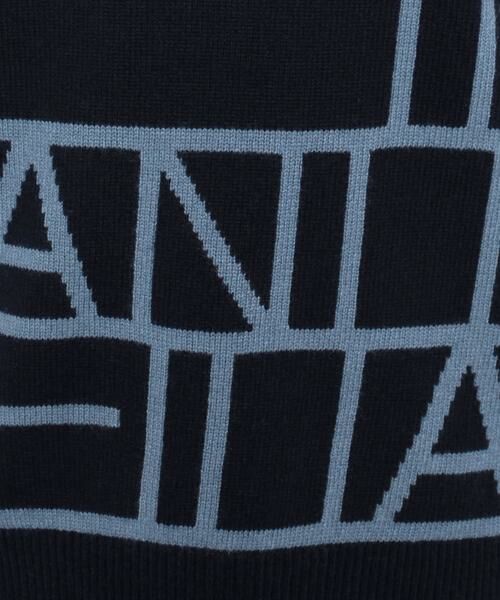 Leilian / レリアン ニット・セーター | ロゴデザインクルーネックニット | 詳細4