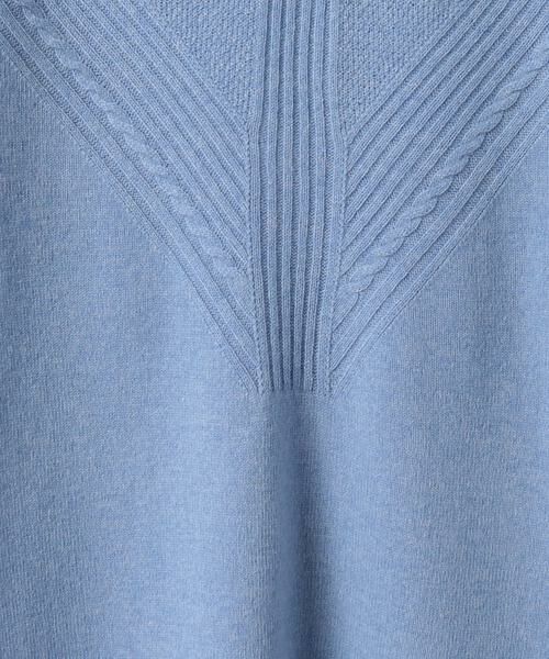 Leilian / レリアン ニット・セーター | 編柄デザインクルーネックニット | 詳細3